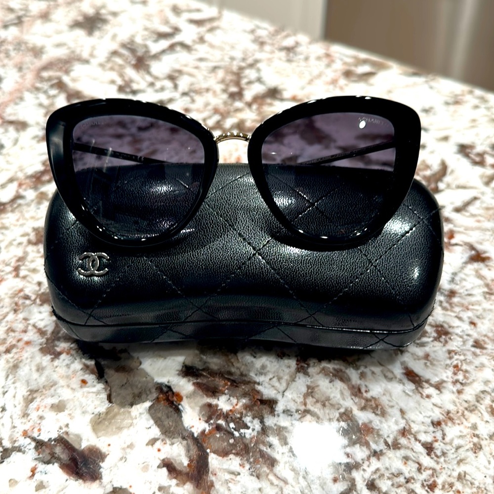 Chanel cat eye sunglasses